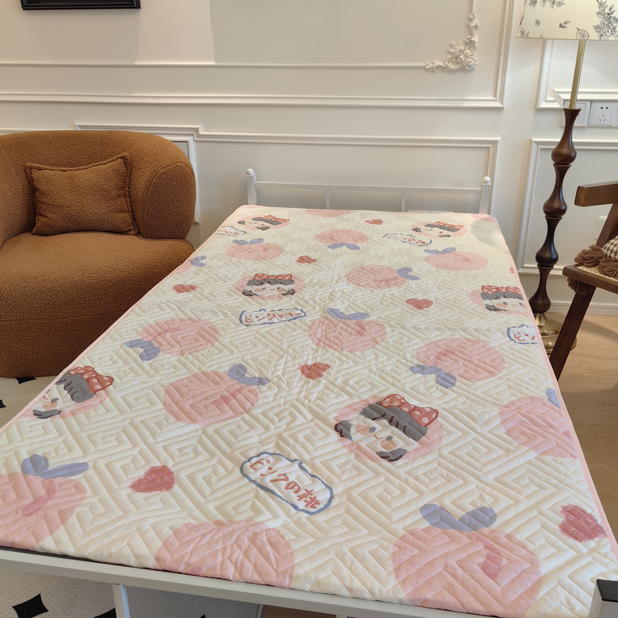 91家纺网 家纺一手货源 找家纺 （总）舒居家纺 2025新款学生宿舍上下铺 软床垫 床盖 --实拍图