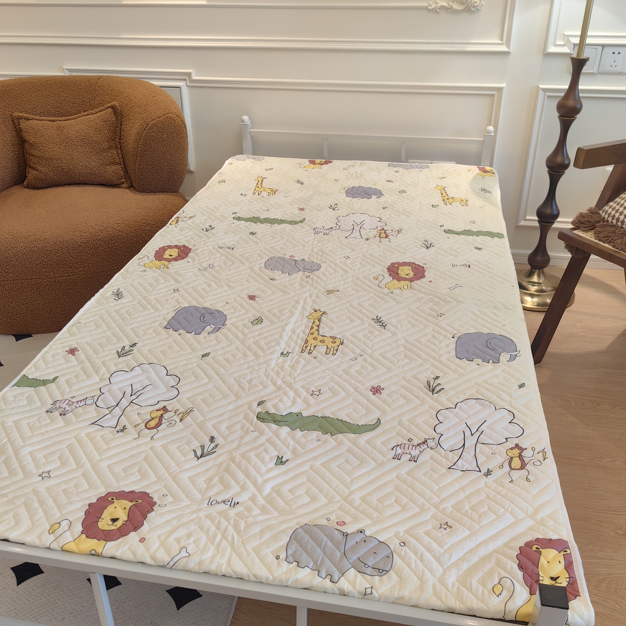 91家纺网 家纺一手货源 找家纺 （总）舒居家纺 2025新款学生宿舍上下铺 软床垫 床盖 --实拍图