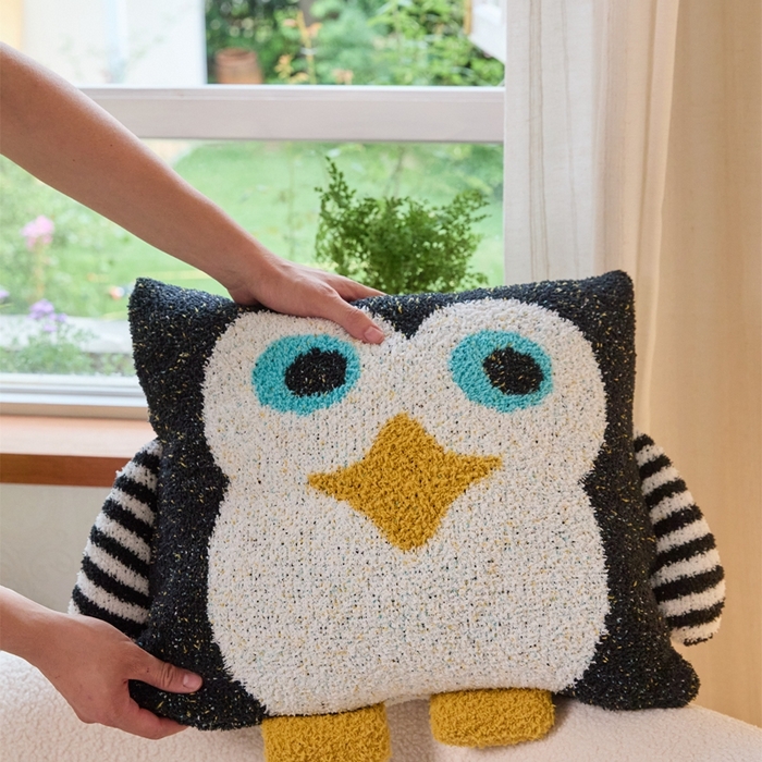 91家纺网 家纺一手货源 找家纺 暖绵绵2025新款奥比特抱枕（含芯） 奥比特