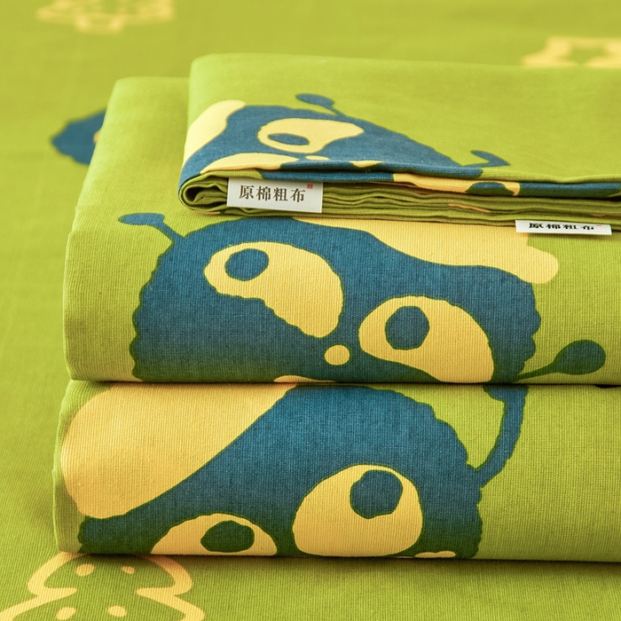 91家纺网 家纺一手货源 找家纺 （总）首爱家纺 2025新款锦柔老粗布床单老粗布凉席三件套