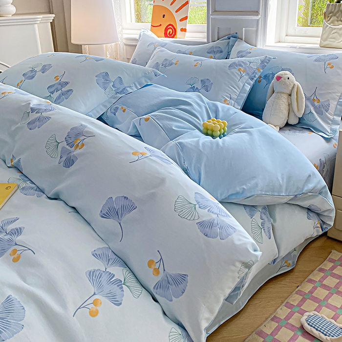 91家纺网 家纺一手货源 找家纺 （总）禧安居 2025新款高支高密活性印染全棉印花四件套全棉四件套三件套被套（支持定制尺寸）