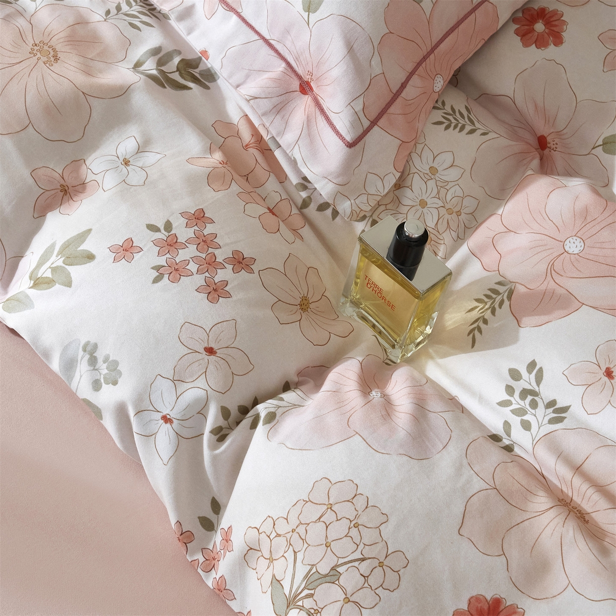 91家纺网 家纺一手货源 找家纺 曼秀琳 2025秋冬新款32支超柔生态磨毛四件套 春意