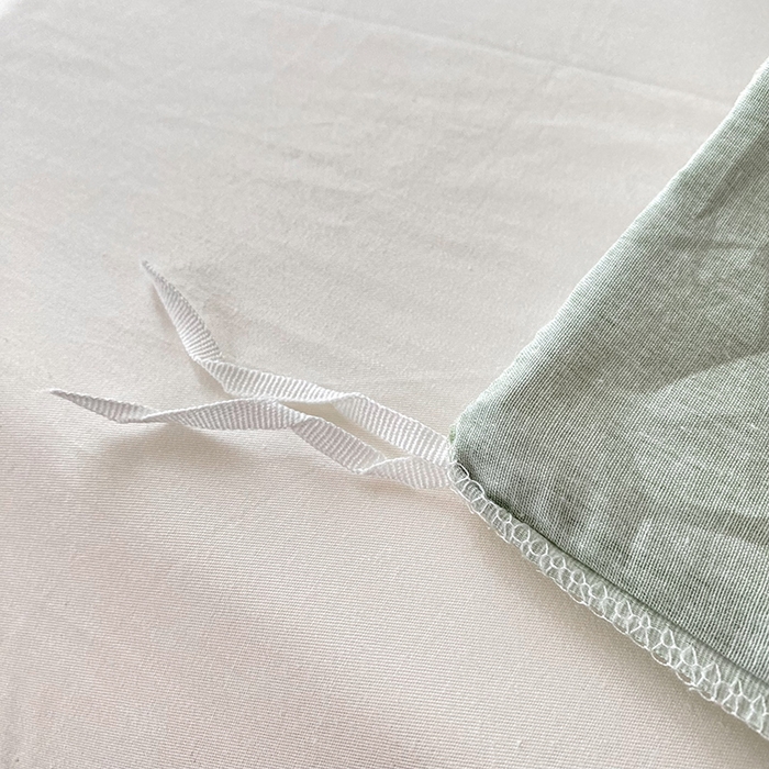 91家纺网 家纺一手货源 找家纺 小叮当家纺仓储工厂店 （爆款花型 长期款 不断货）2025年新款简约条纹卡通花卉全棉纯棉三件套四件套 绿蔓