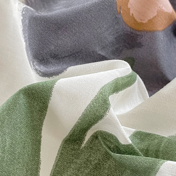 91家纺网 家纺一手货源 找家纺 小叮当家纺仓储工厂店 （爆款花型 长期款 不断货）2025年新款简约条纹卡通花卉全棉纯棉三件套四件套 绿蔓