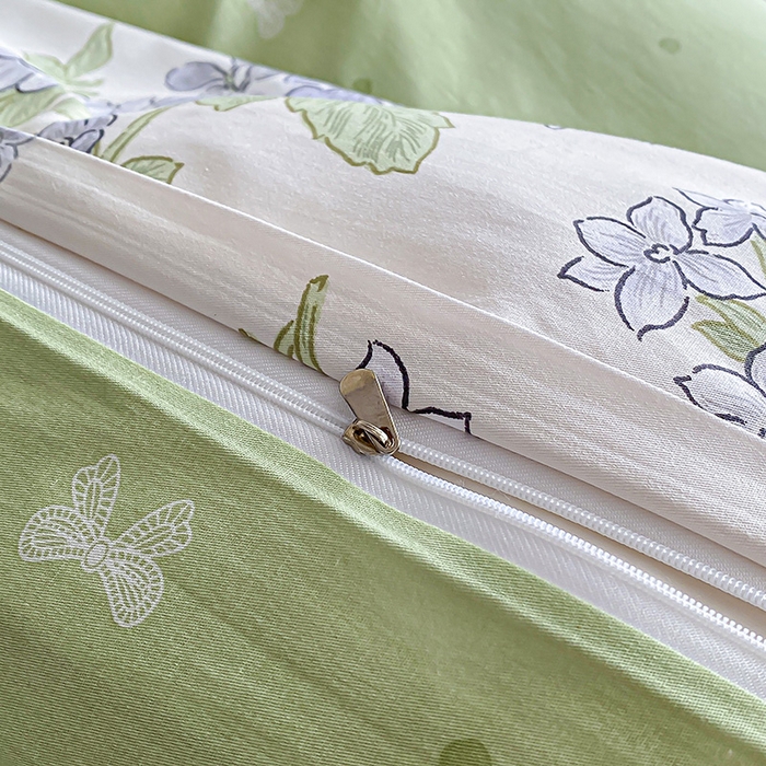 91家纺网 家纺一手货源 找家纺 禧安居 2025新款高支高密活性印染全棉印花四件套全棉四件套三件套被套（支持定制尺寸） 风之恋