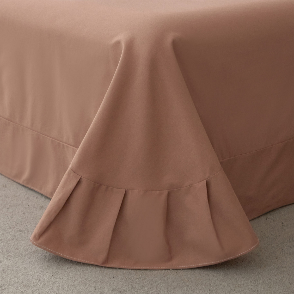 91家纺网 家纺一手货源 找家纺 曼秀琳 2025秋冬新款32支超柔生态磨毛四件套 兰序-桔