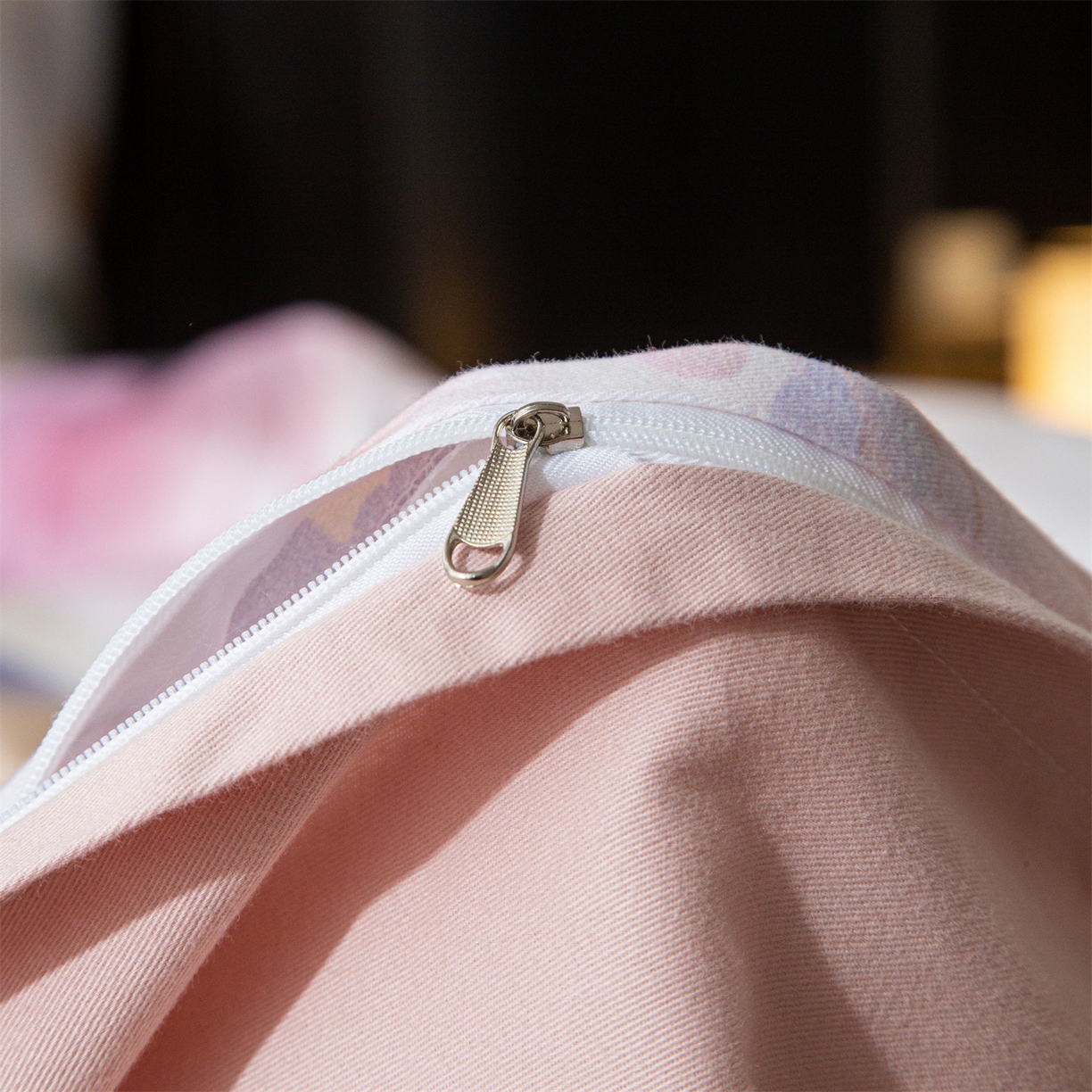 91家纺网 家纺一手货源 找家纺 （总1）曼秀琳2025秋冬新款全棉超柔数码印花磨毛四件套（32*21支） 玛雅-桔