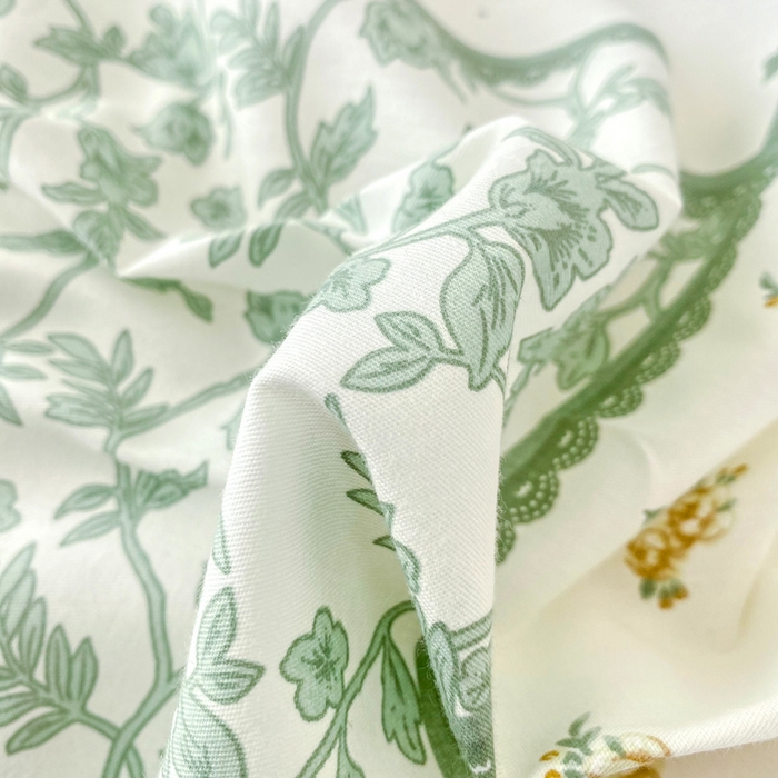 91家纺网 家纺一手货源 找家纺 小叮当家纺仓储工厂店 （爆款花型 长期款 不断货）2025年新款简约条纹卡通花卉全棉纯棉三件套四件套 馨香花季