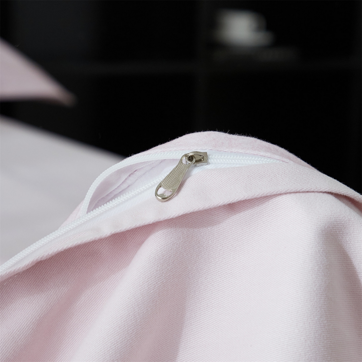 91家纺网 家纺一手货源 找家纺 曼秀琳 2025秋冬新款32支超柔生态磨毛四件套 蘑菇园-粉