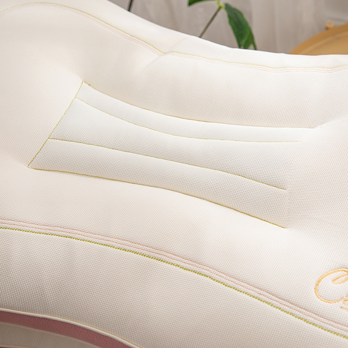 91家纺网 家纺一手货源 找家纺 圣之寐   2025新款新品  紫荆花决决子枕头枕芯 紫荆花决决子枕粉色48*74 