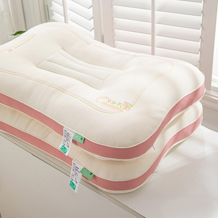 圣之寐   2025新款新品  紫荆花决决子枕头枕芯 紫荆花决决子枕粉色48*74 