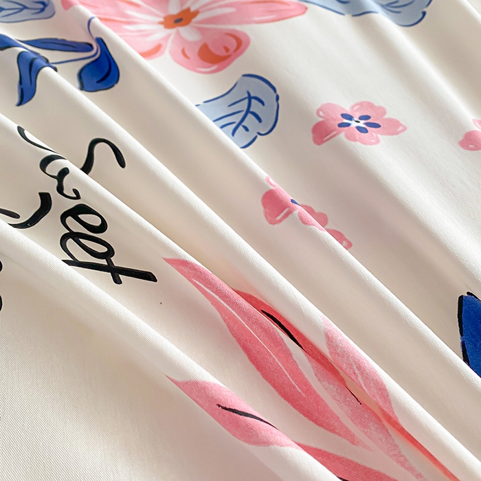 91家纺网 家纺一手货源 找家纺 禧安居 2025新款高支高密活性印染全棉印花四件套全棉四件套三件套被套（支持定制尺寸） 花晨月汐