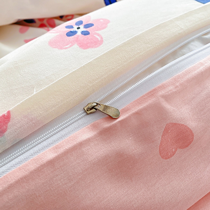 91家纺网 家纺一手货源 找家纺 禧安居 2025新款高支高密活性印染全棉印花四件套全棉四件套三件套被套（支持定制尺寸） 花晨月汐