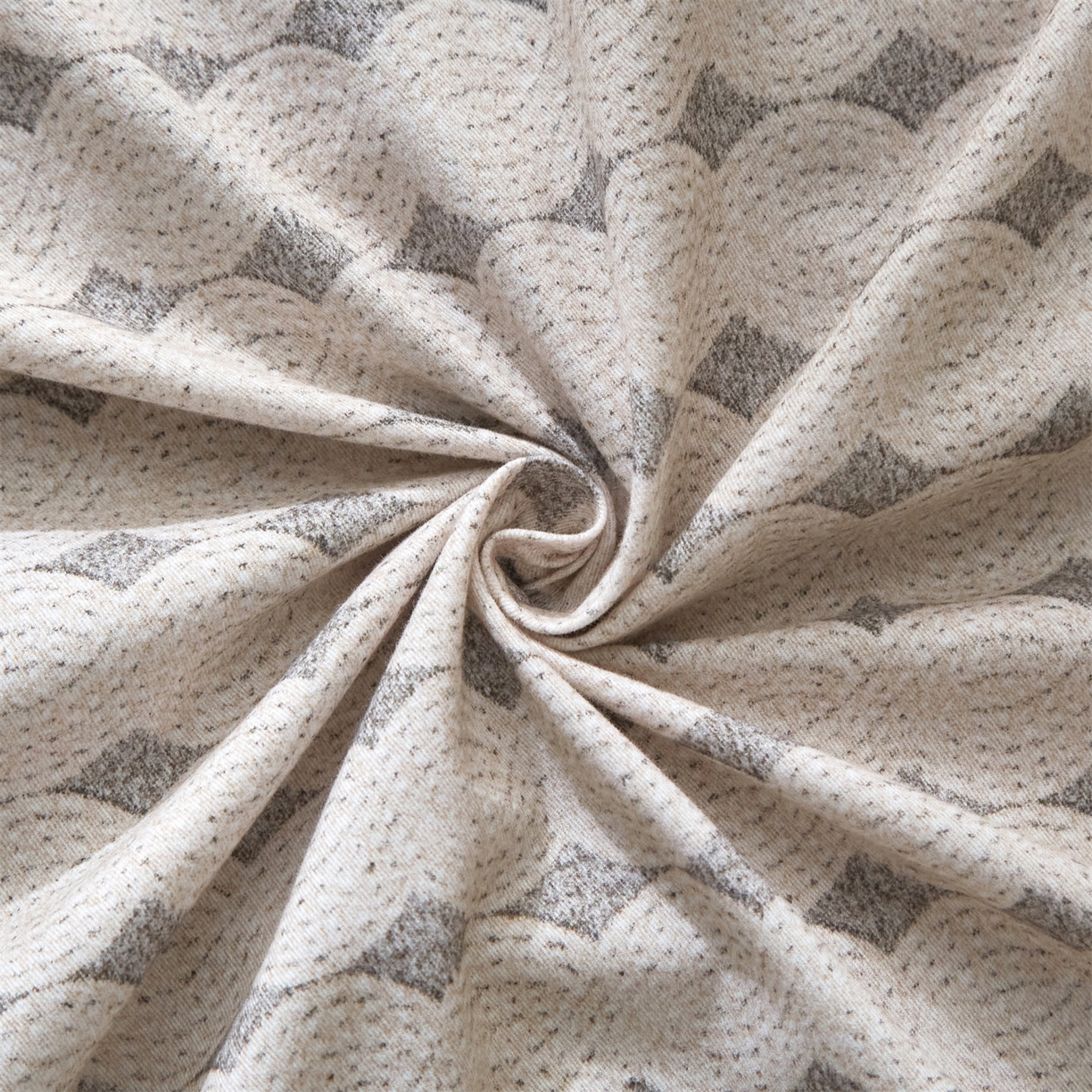 91家纺网 家纺一手货源 找家纺 曼秀琳 2025秋冬新款32支超柔生态磨毛四件套 拾光-灰