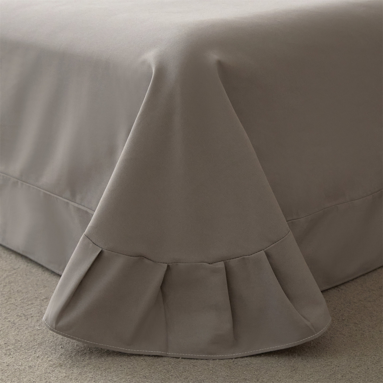 91家纺网 家纺一手货源 找家纺 曼秀琳 2025秋冬新款32支超柔生态磨毛四件套 拾光-灰