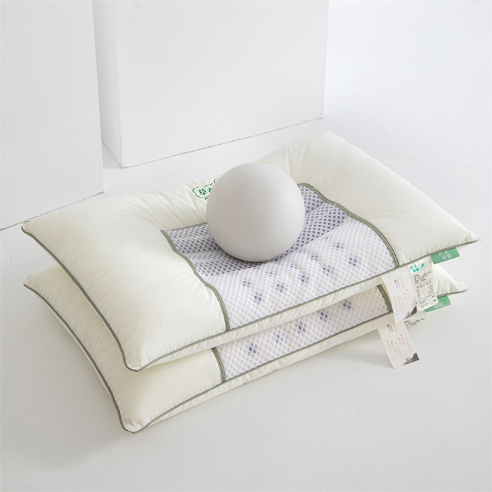 91家纺网 家纺一手货源 找家纺 （总）圣之寐  2025新款A类本色全棉枕芯草本眠眠决明子磁石枕头