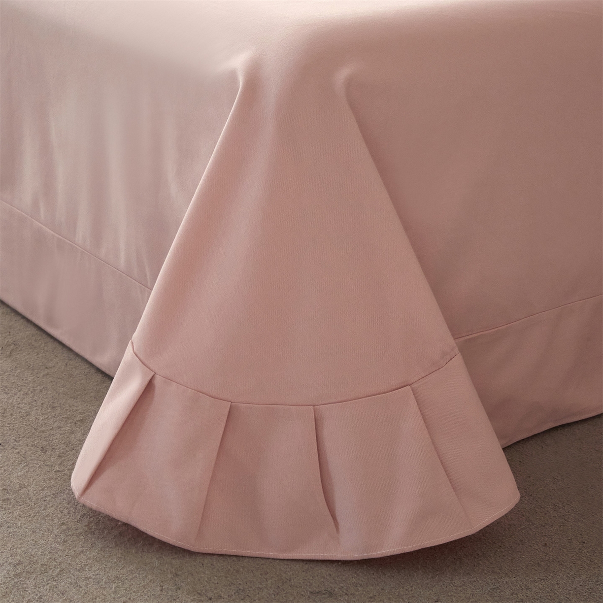 91家纺网 家纺一手货源 找家纺 曼秀琳 2025秋冬新款32支超柔生态磨毛四件套 桃汐-桔