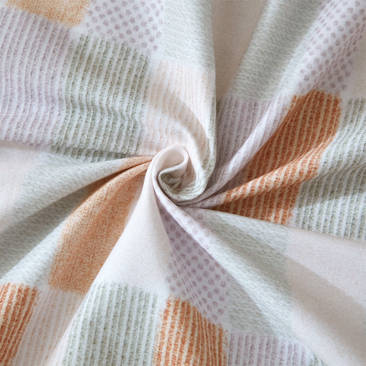 91家纺网 家纺一手货源 找家纺 曼秀琳 2025秋冬新款32支超柔生态磨毛四件套 闲偶-绿