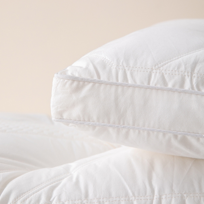 91家纺网 家纺一手货源 找家纺 （总）圣之寐   2025新款新品 A类全棉天然本色酒店定型低枕头枕芯