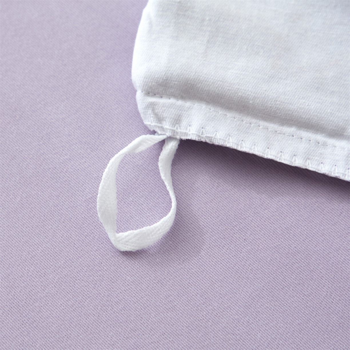 91家纺网 家纺一手货源 找家纺 曼秀琳 2025秋冬新款32支超柔生态磨毛四件套 郁郁幽兰-紫