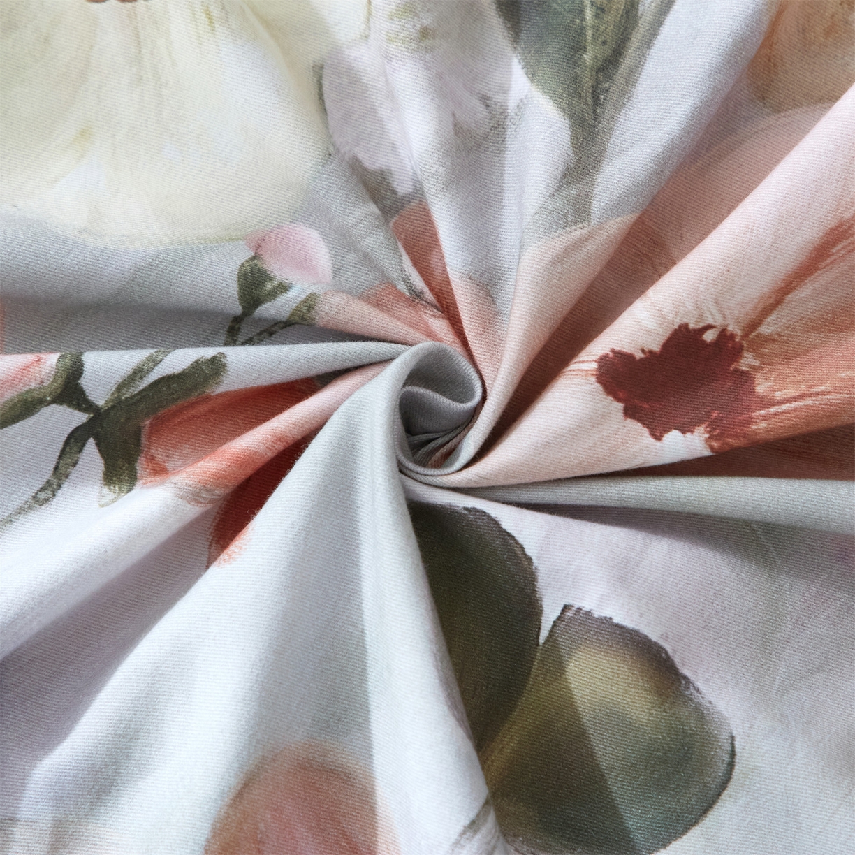 91家纺网 家纺一手货源 找家纺 （总1）曼秀琳2025秋冬新款全棉超柔数码印花磨毛四件套（32*21支） 鸢香-红