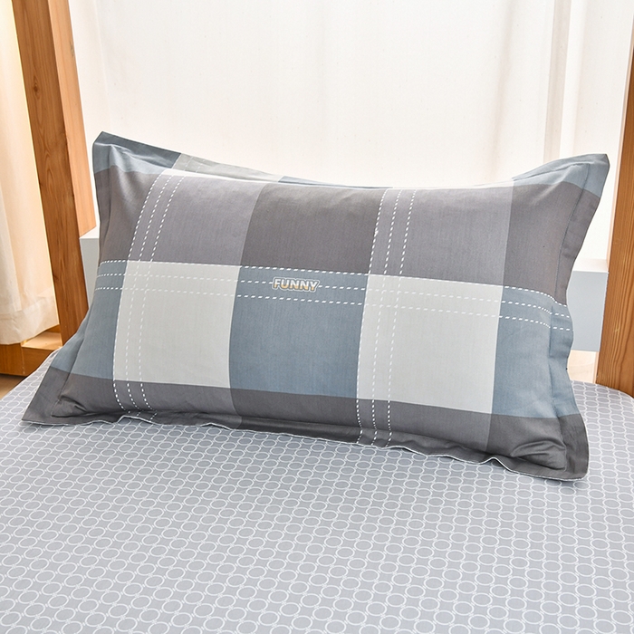 91家纺网 家纺一手货源 找家纺 （总）乐旗家纺 2025新款全棉13372印花学生上下铺套件宿舍三件套