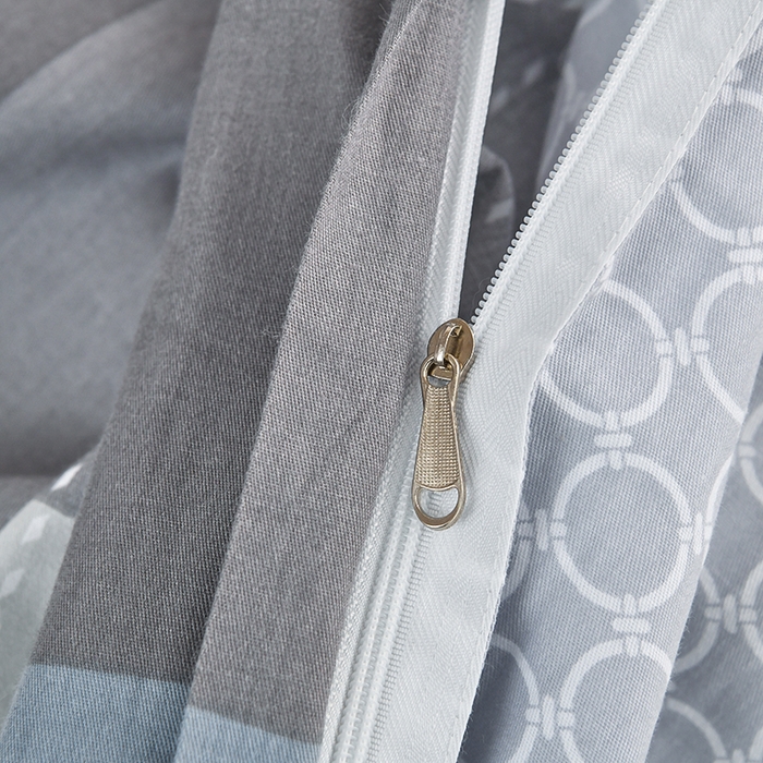 91家纺网 家纺一手货源 找家纺 （总）乐旗家纺 2025新款全棉13372印花学生上下铺套件宿舍三件套