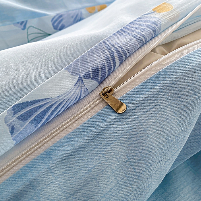 91家纺网 家纺一手货源 找家纺 禧安居 2025新款高支高密活性印染全棉印花四件套全棉四件套三件套被套（支持定制尺寸） 银杏叶