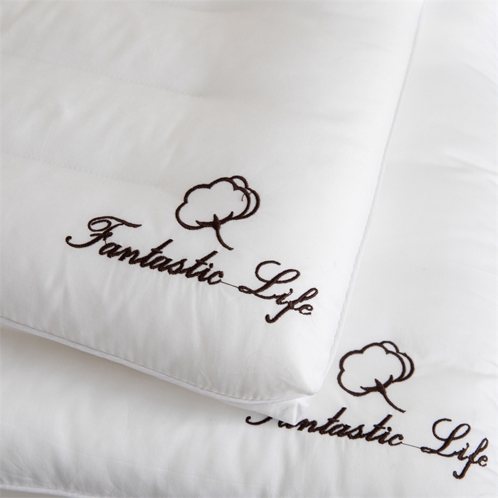 91家纺网 家纺一手货源 找家纺 圣之寐   2025新款全棉A类母婴级儿童学生成人新疆棉花低枕头枕芯 白色 30*50高度4厘米左右