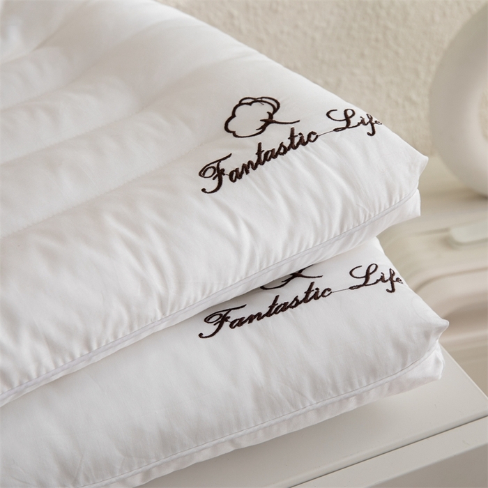 91家纺网 家纺一手货源 找家纺 圣之寐   2025新款全棉A类母婴级儿童学生成人新疆棉花低枕头枕芯 白色 30*50高度4厘米左右