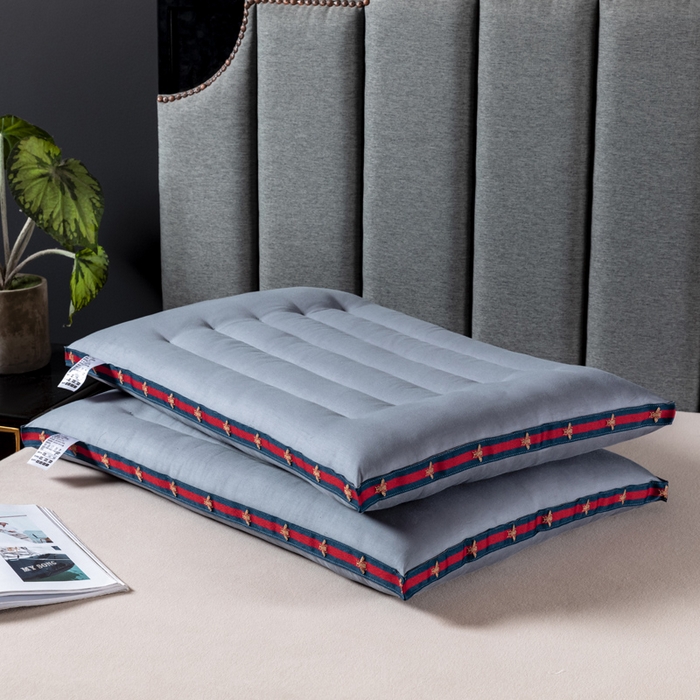 91家纺网 家纺一手货源 找家纺 （总）圣之寐   2025新款全棉中国风纤柔低度枕头枕芯