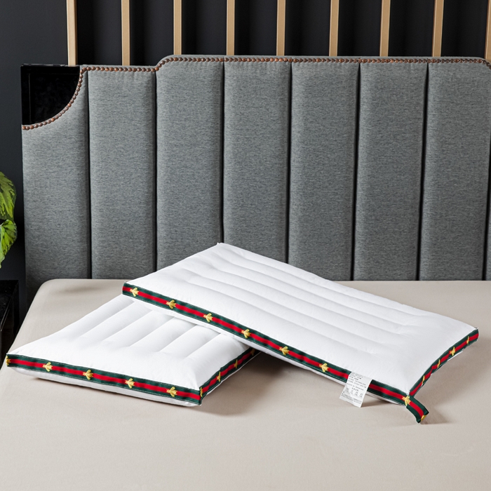 91家纺网 家纺一手货源 找家纺 （总）圣之寐   2025新款全棉中国风纤柔低度枕头枕芯