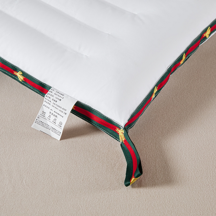 91家纺网 家纺一手货源 找家纺 （总）圣之寐   2025新款全棉中国风纤柔低度枕头枕芯