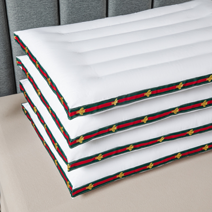 91家纺网 家纺一手货源 找家纺 （总）圣之寐   2025新款全棉中国风纤柔低度枕头枕芯