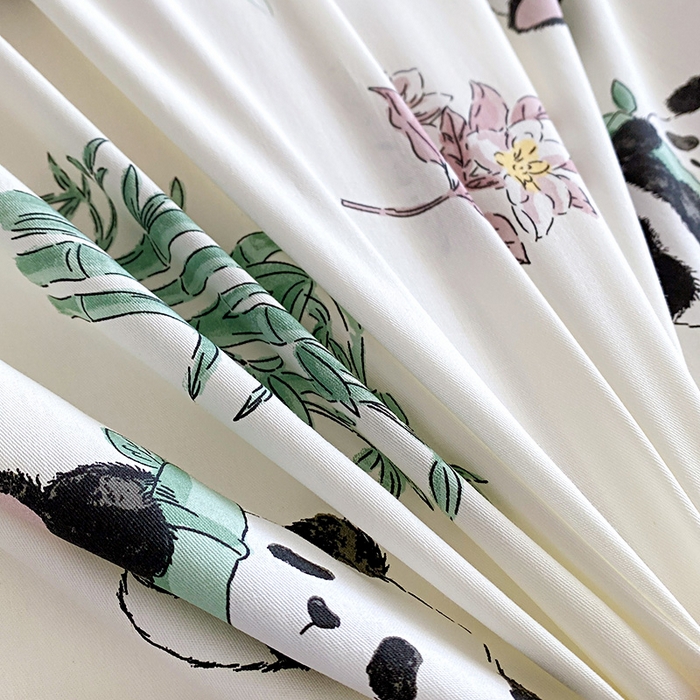 91家纺网 家纺一手货源 找家纺 禧安居 2025新款高支高密活性印染全棉印花被套全棉被套单被套 小胖球