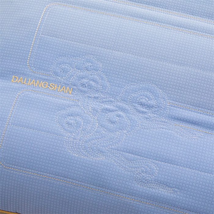 91家纺网 家纺一手货源 找家纺 圣之寐   2025新款荞皇纯荞麦枕 蓝色48*74