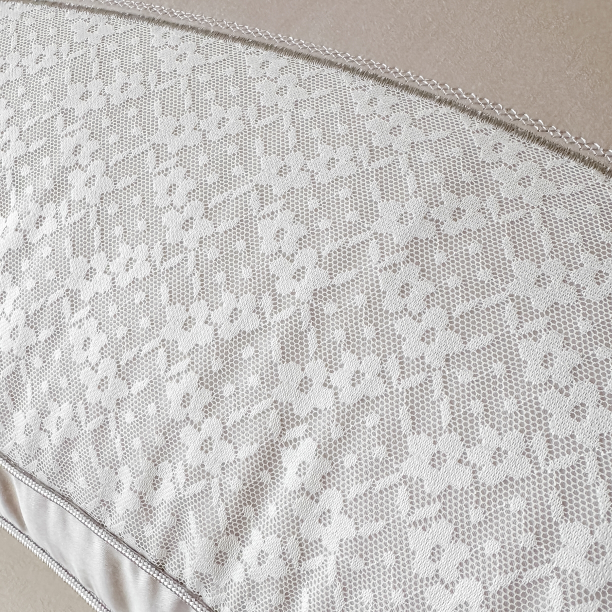 91家纺网 家纺一手货源 找家纺 橘夏家纺 2025新款莱赛尔天丝羽丝绒枕枕头枕芯 莱赛尔天丝枕-灰 48x74cm/只