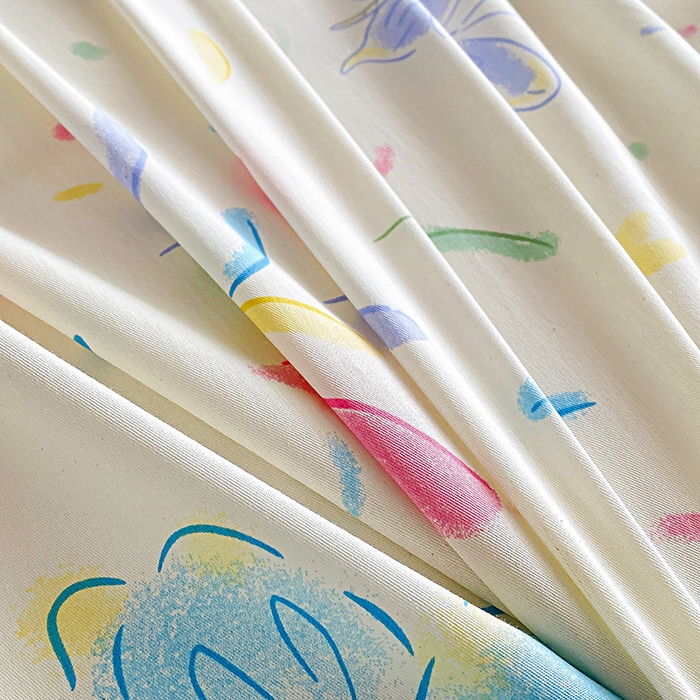 91家纺网 家纺一手货源 找家纺 禧安居 2025新款高支高密活性印染全棉印花被套全棉被套单被套 彩蝶