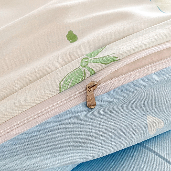 91家纺网 家纺一手货源 找家纺 禧安居 2025新款高支高密活性印染全棉印花被套全棉被套单被套 彩蝶