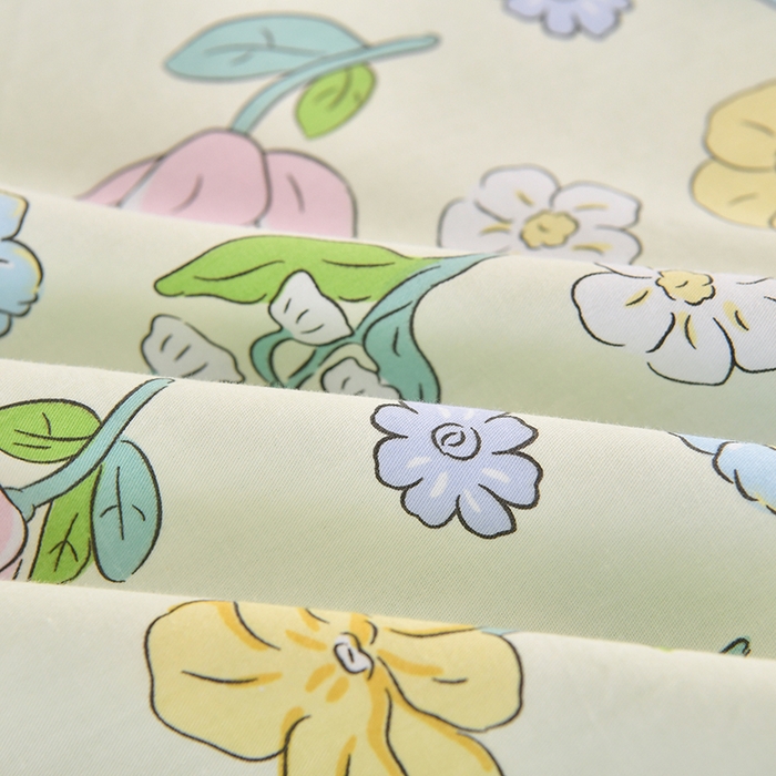 91家纺网 家纺一手货源 找家纺 乐旗家纺 2025新款全棉13372印花学生上下铺套件宿舍三件套 花苑