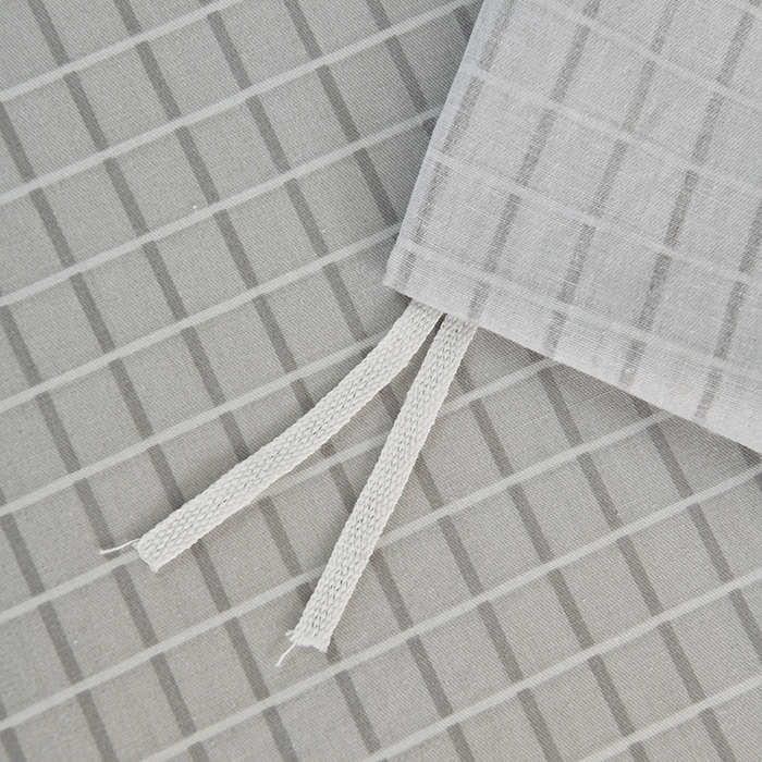 91家纺网 家纺一手货源 找家纺 乐旗家纺 2025新款全棉13372印花学生上下铺套件宿舍三件套 闲趣-灰