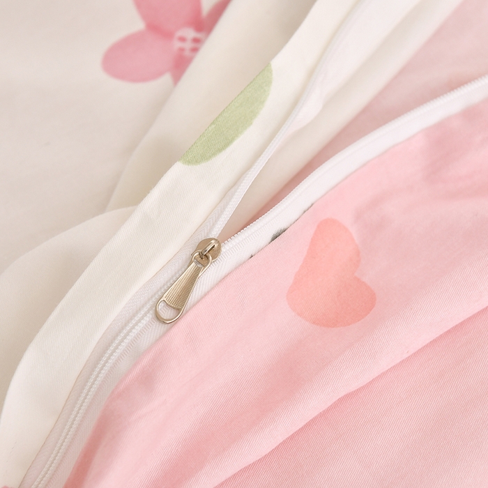 91家纺网 家纺一手货源 找家纺 乐旗家纺 2025新款全棉13372印花学生上下铺套件宿舍三件套 映然