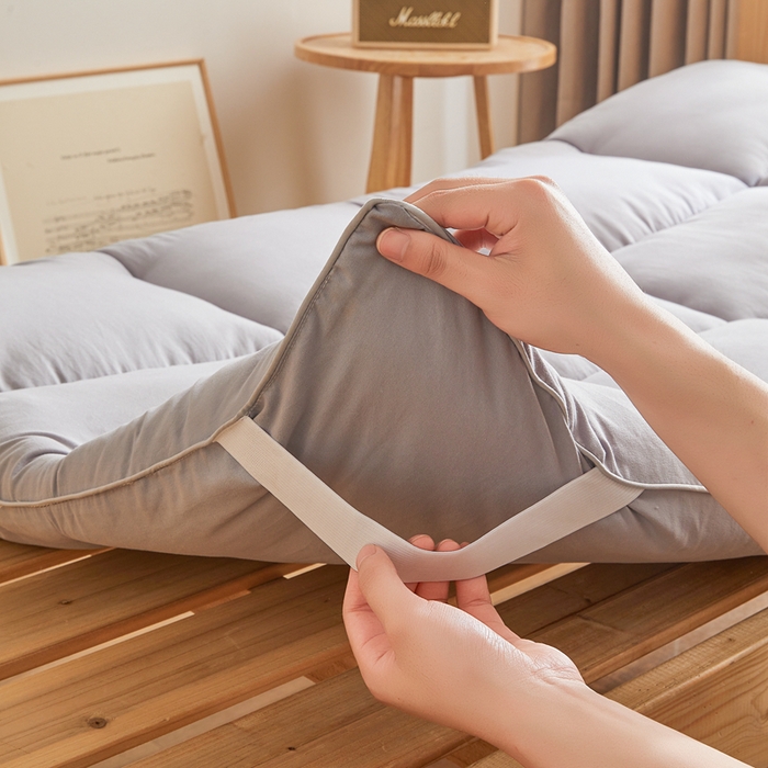 91家纺网 家纺一手货源 找家纺 2025新疆棉花床垫褥子宿舍学生榻榻米折叠加厚垫子棉絮 新疆-灰色