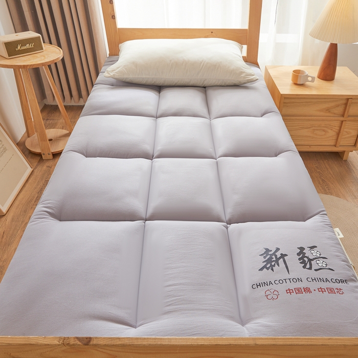 91家纺网 家纺一手货源 找家纺 2025新疆棉花床垫褥子宿舍学生榻榻米折叠加厚垫子棉絮 新疆-灰色