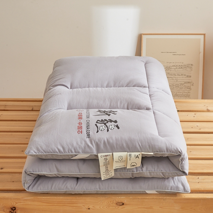91家纺网 家纺一手货源 找家纺 2025新疆棉花床垫褥子宿舍学生榻榻米折叠加厚垫子棉絮 新疆-灰色