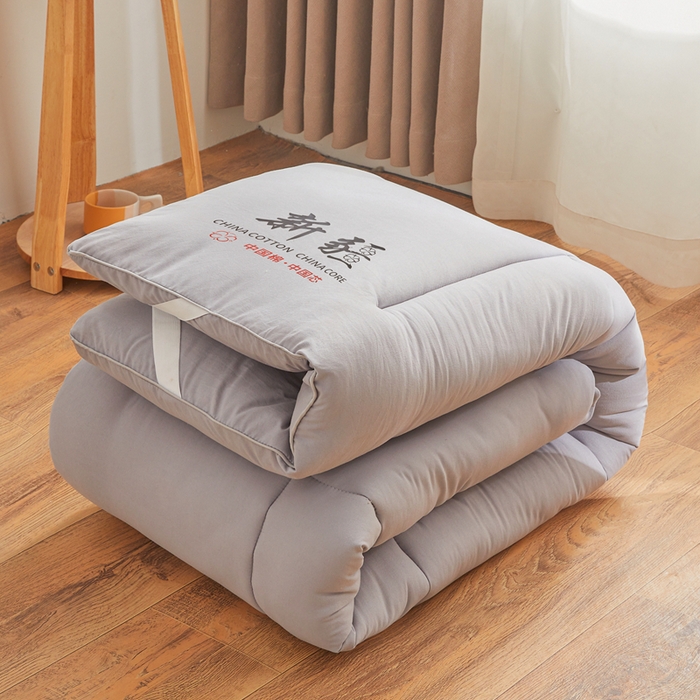 91家纺网 家纺一手货源 找家纺 2025新疆棉花床垫褥子宿舍学生榻榻米折叠加厚垫子棉絮 新疆-灰色