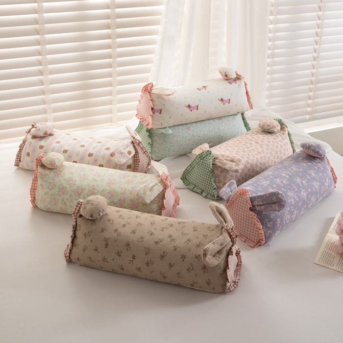 91家纺网 家纺一手货源 找家纺 （总）佳合枕芯 2025新款新品田园兔-全棉纯棉双层纱卡通荞麦枕芯儿童学生成人护颈荞麦枕头枕芯