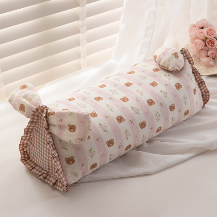 91家纺网 家纺一手货源 找家纺 （总）佳合枕芯 2025新款新品田园兔-全棉纯棉双层纱卡通荞麦枕芯儿童学生成人护颈荞麦枕头枕芯