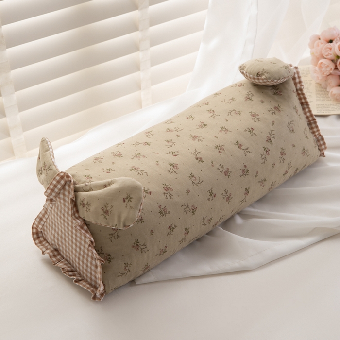 91家纺网 家纺一手货源 找家纺 （总）佳合枕芯 2025新款新品田园兔-全棉纯棉双层纱卡通荞麦枕芯儿童学生成人护颈荞麦枕头枕芯