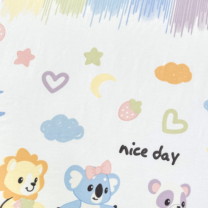 91家纺网 家纺一手货源 找家纺 小叮当家纺仓储工厂店 （爆款花型 长期款 不断货）2025新款小清新印花条纹卡通花卉纯棉全棉单品系列--单床单 萌系新宠